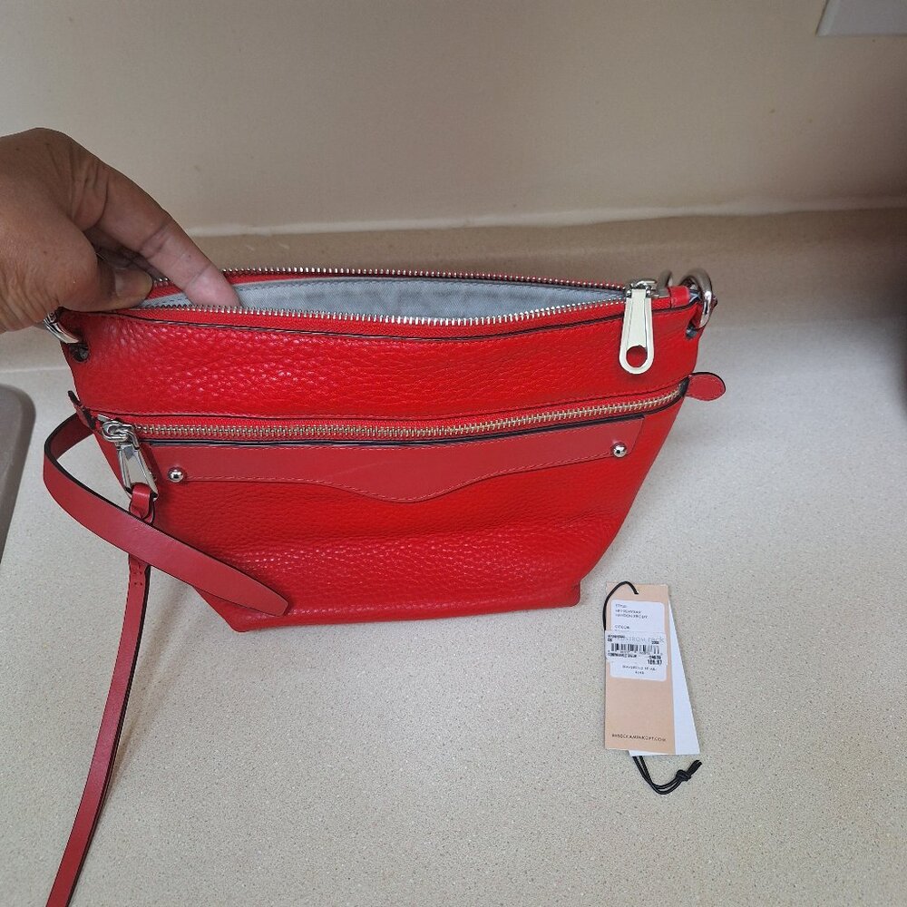 REBECCA MINKOFF RED BAG..